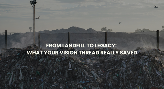 How your VT saved 5 lbs of textile waste from the landfill!