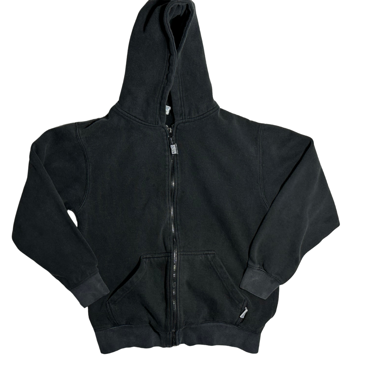 VINTAGE BLACK SMALL ZIP UP HOODIE