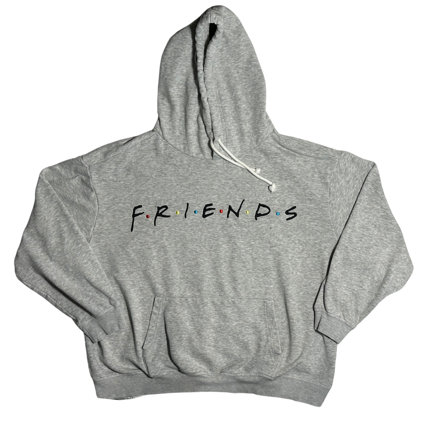 "FRIENDS" GREY MEDIUM HOODIE