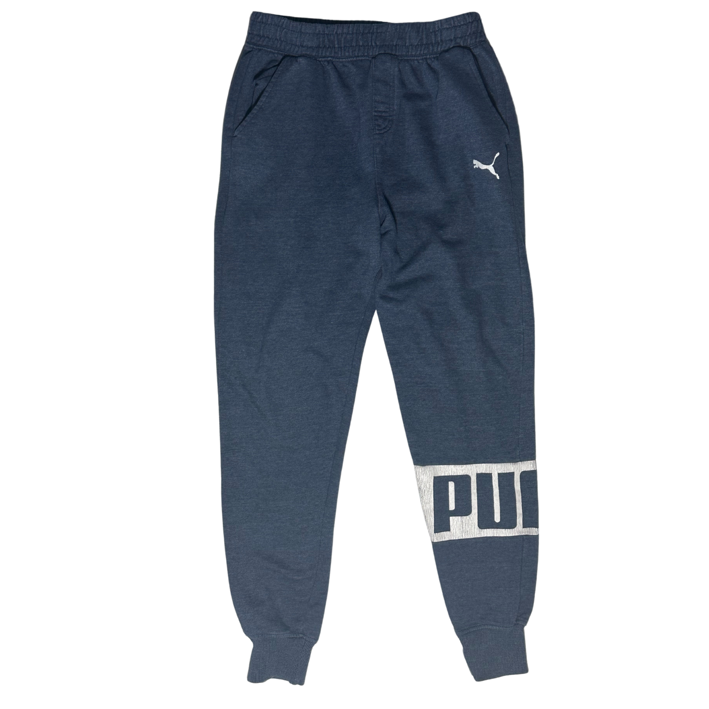 BLUE PUMA SWEATPANTS SMALL