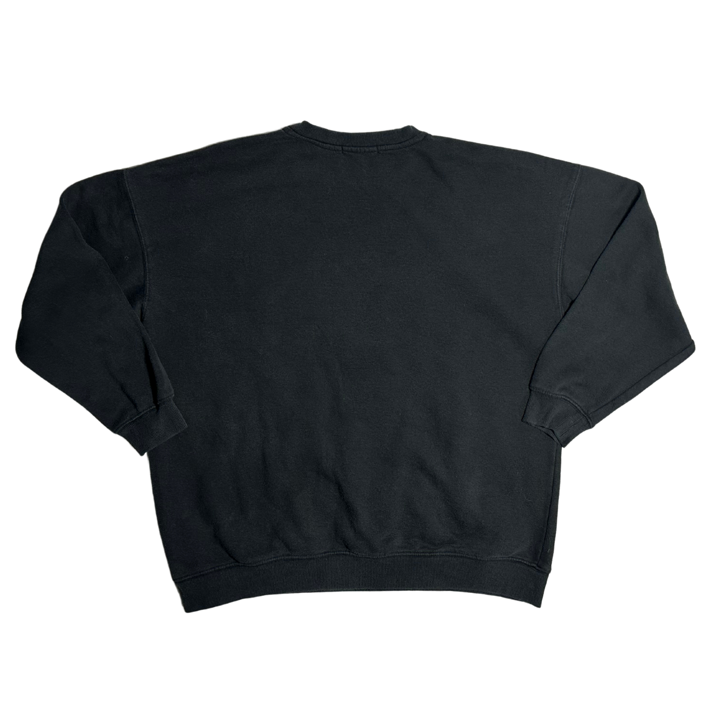 CHAMPION BLACK LARGE CREWNECK