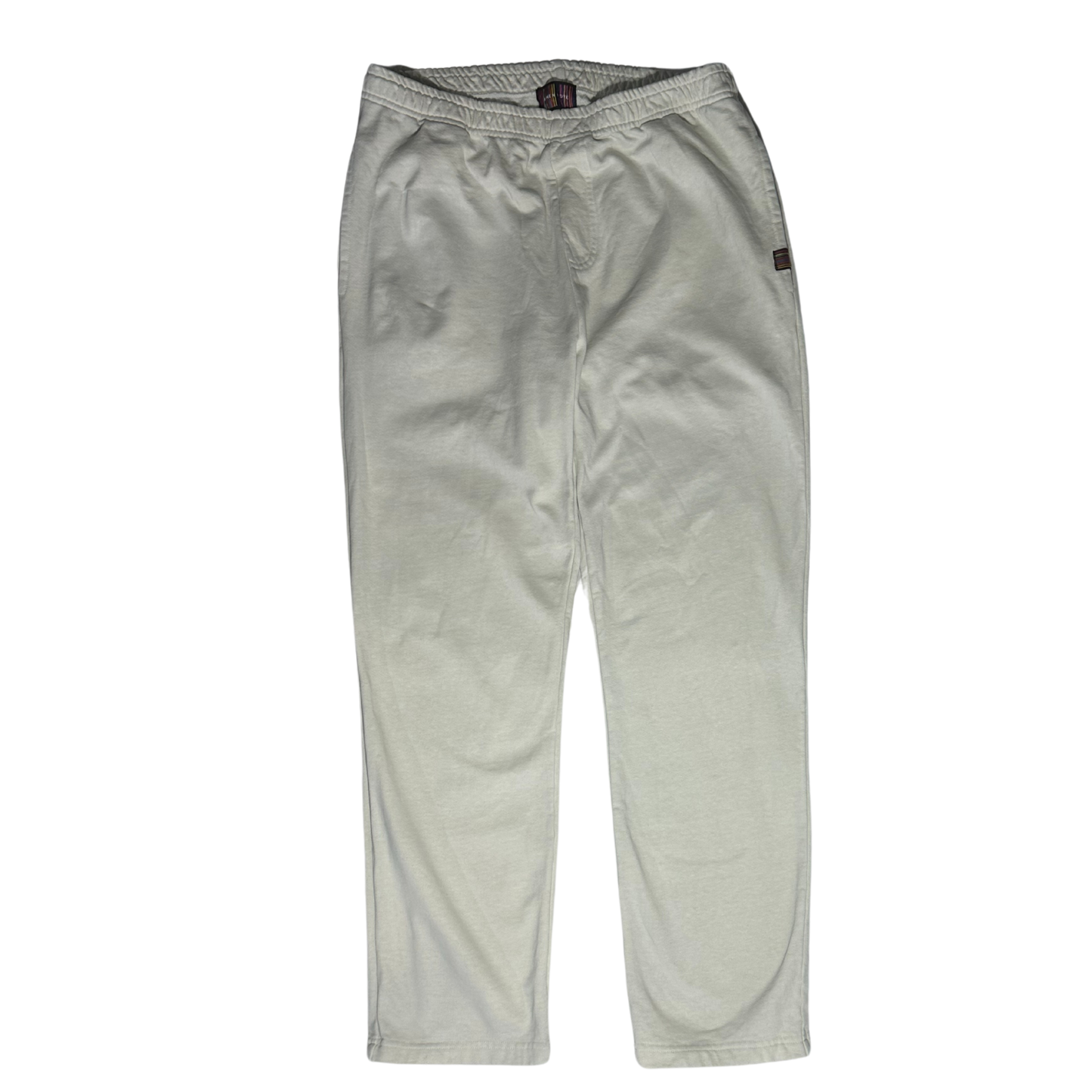 WHITE SWEATPANTS MEDIUM