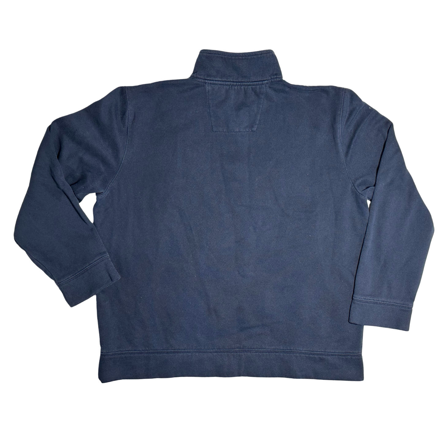 NAVY NAUTICA HALF ZIP UP LARGE