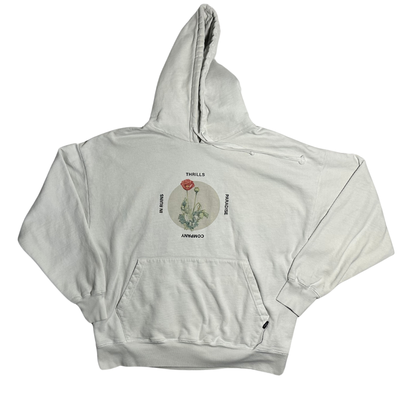 THRILLS WHITE LARGE HOODIE