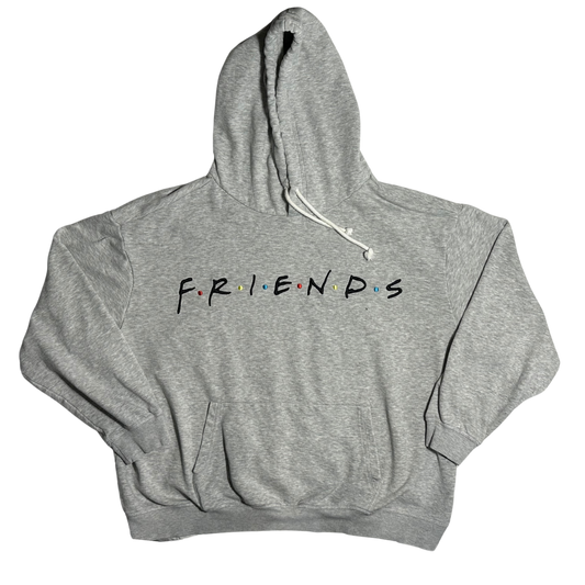 "FRIENDS" GREY MEDIUM HOODIE