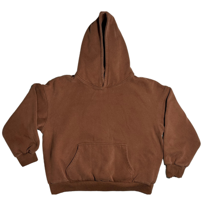 VINTAGE BROWN HOODIE MEDIUM