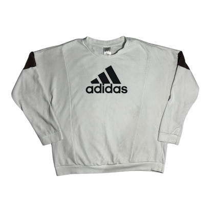 VINTAGE ADIDAS LIGHT GREY CREWNECK XL
