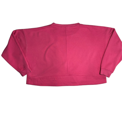 PINK CROPPED CREWNECK MEDIUM