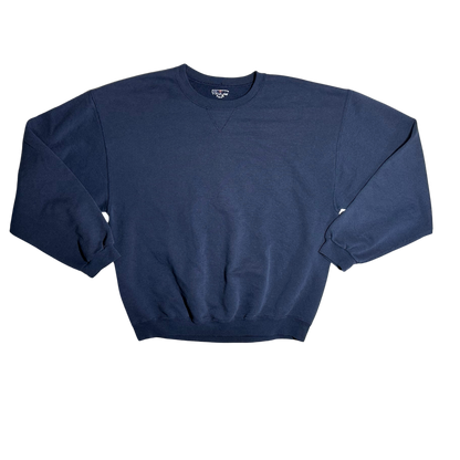 VINTAGE BLUE LARGE CREWNECK