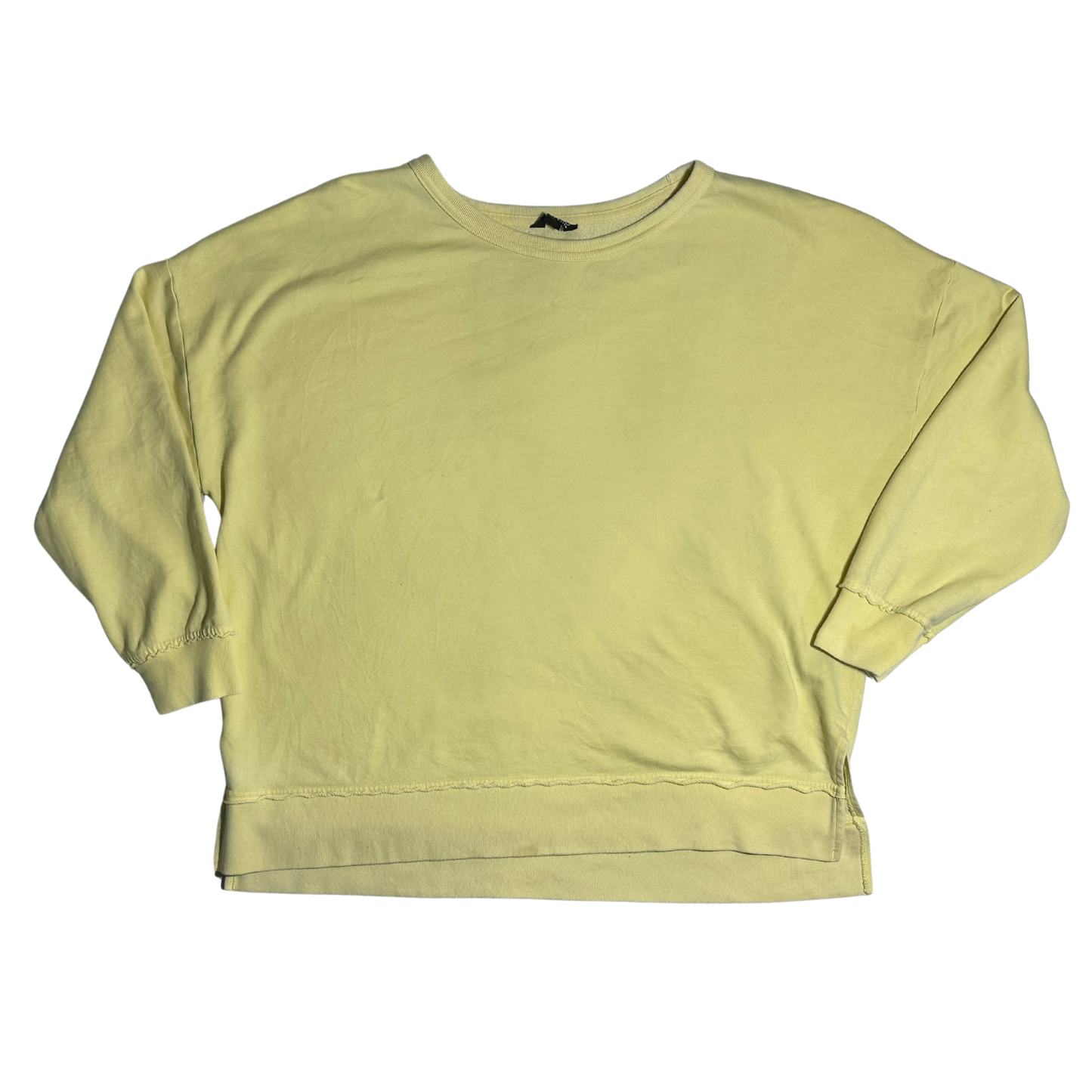 LIGHT YELLOW CREWNECK XL