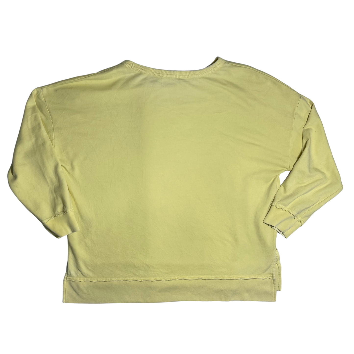 LIGHT YELLOW CREWNECK XL