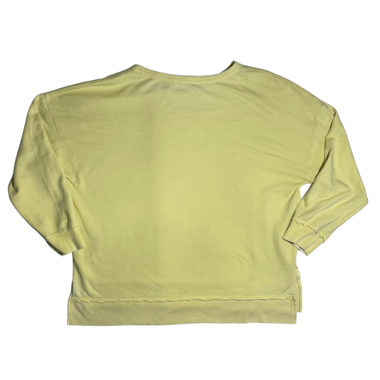 LIGHT YELLOW CREWNECK XL
