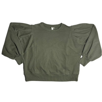 DARK GREEN MEDIUM CREWNECK