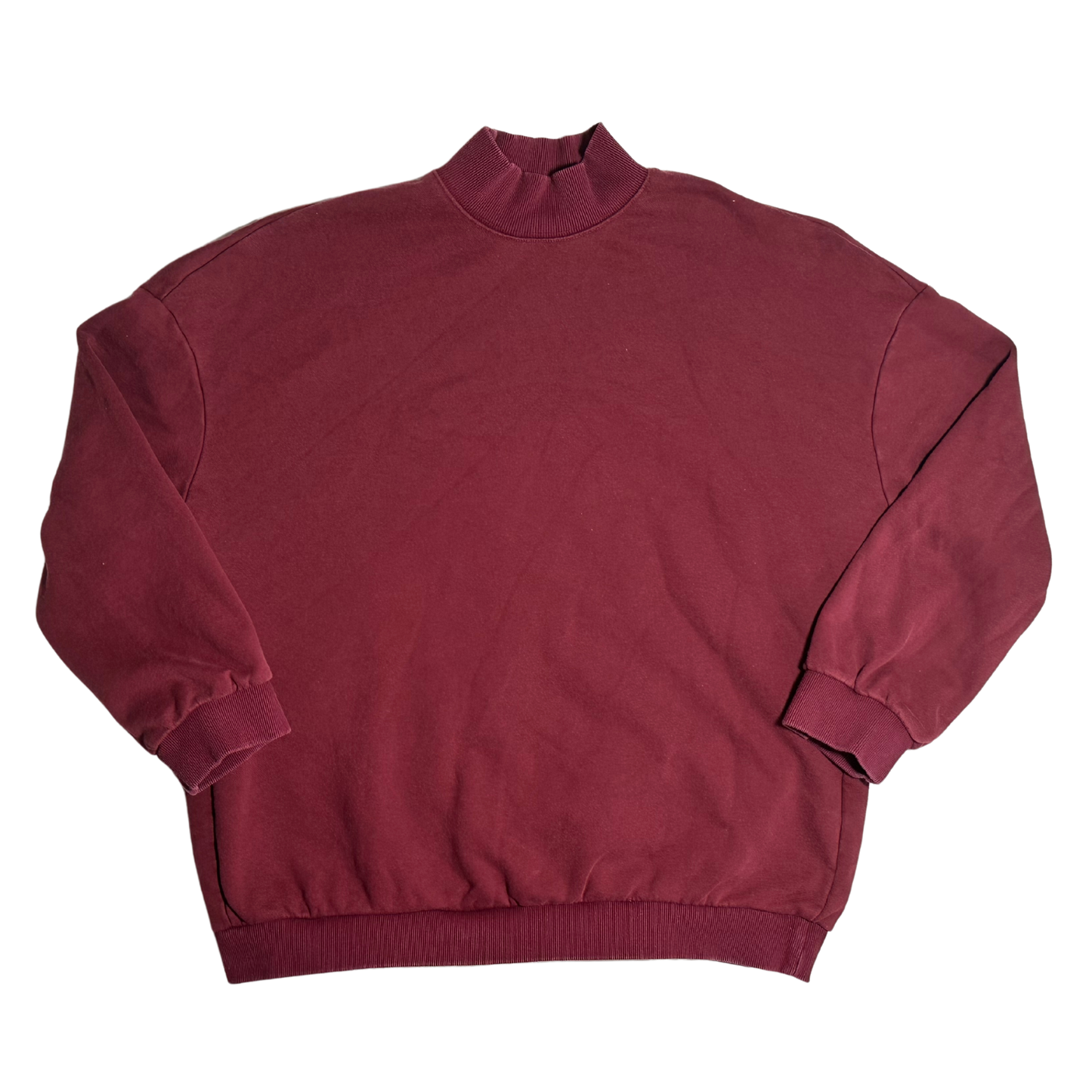 DARK RED LARGE CREWNECK