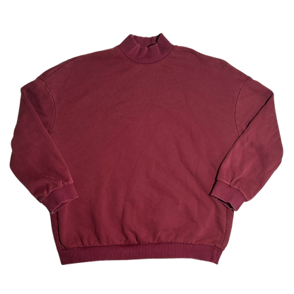 DARK RED LARGE CREWNECK