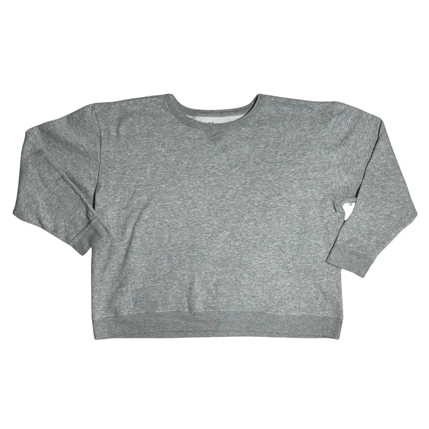 LIGHT GREY LARGE CREWNECK