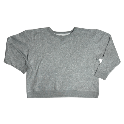 LIGHT GREY LARGE CREWNECK