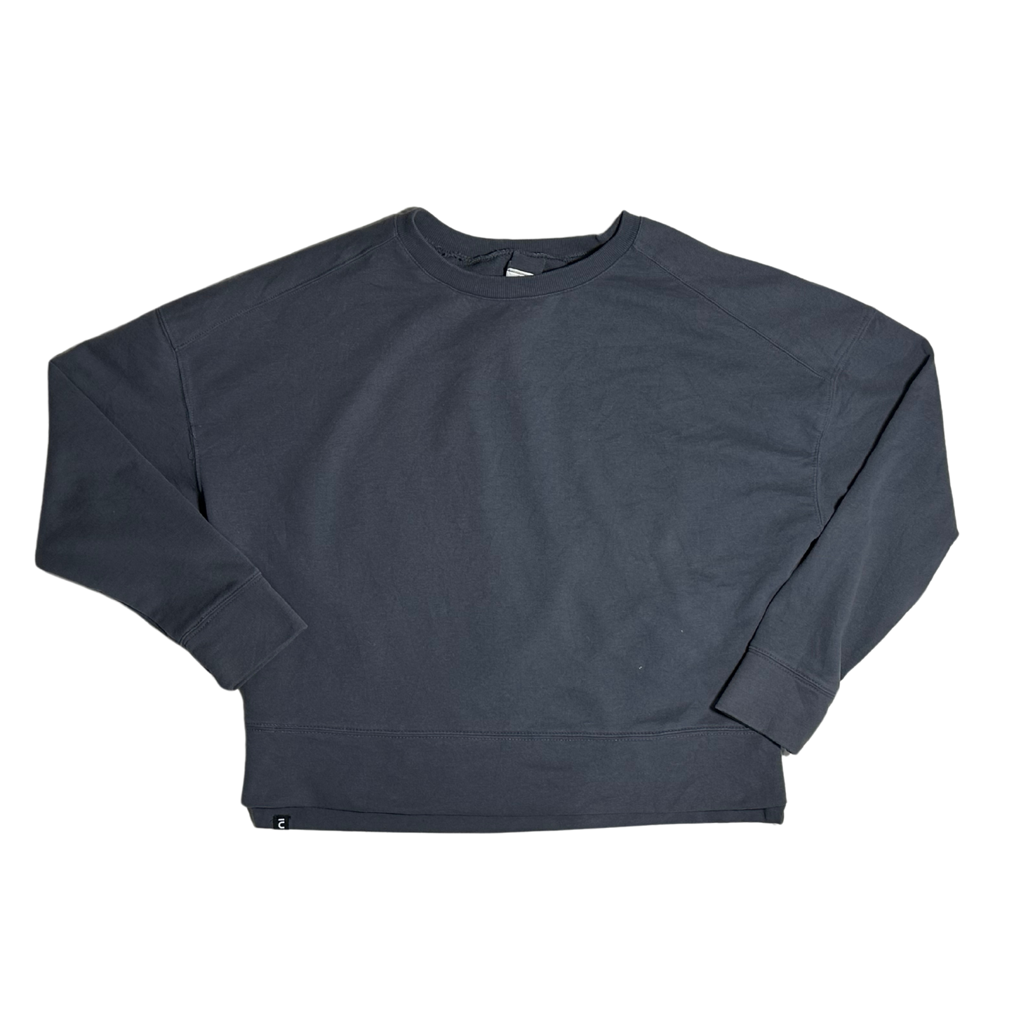 NAVY GREY MEDIUM CREWNECK