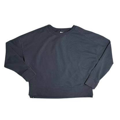 NAVY GREY MEDIUM CREWNECK