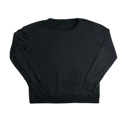 BLACK MEDIUM CREWNECK
