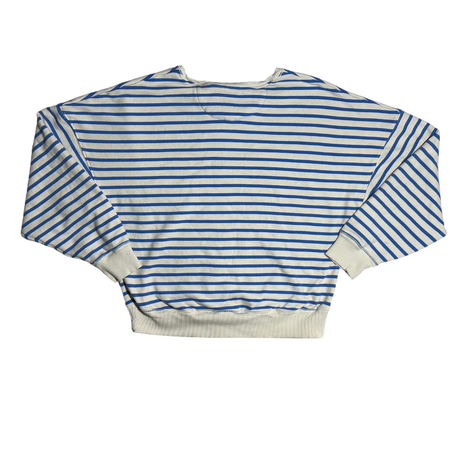 BLUE WHITE STRIPPED SMALL CREWNECK