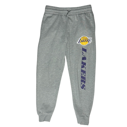 GREY LAKERS SWEATPANTS SMALL