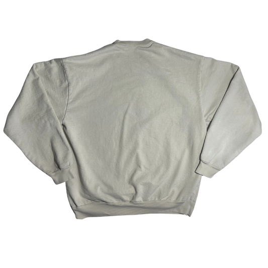 WHITE LARGE CREWNECK