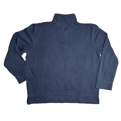NAVY NAUTICA HALF ZIP UP LARGE