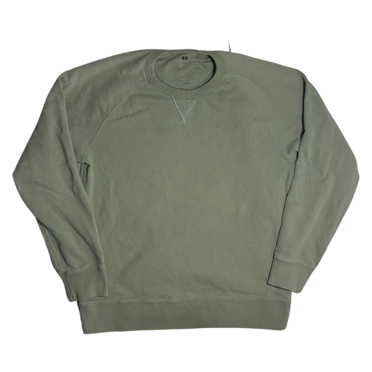 UNIQLO GREEN LARGE CREWNECK