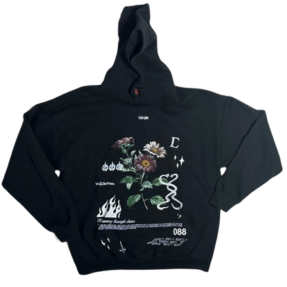 CIVIL REGIME BLACK LARGE HOODIE
