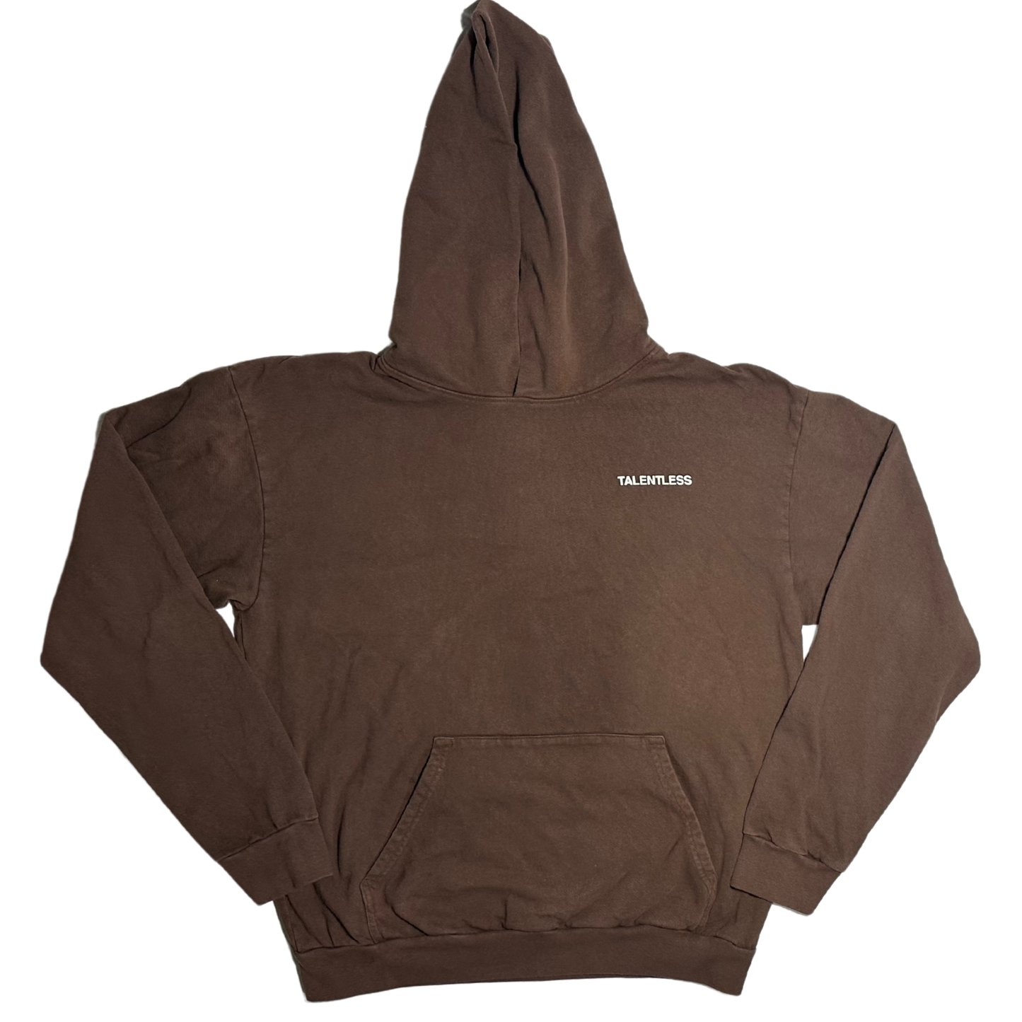 TALENTLESS BROWN LARGE HOODIE