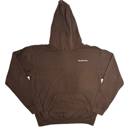 TALENTLESS BROWN LARGE HOODIE