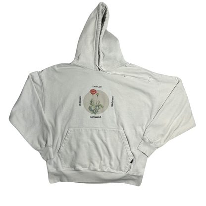 THRILLS WHITE LARGE HOODIE