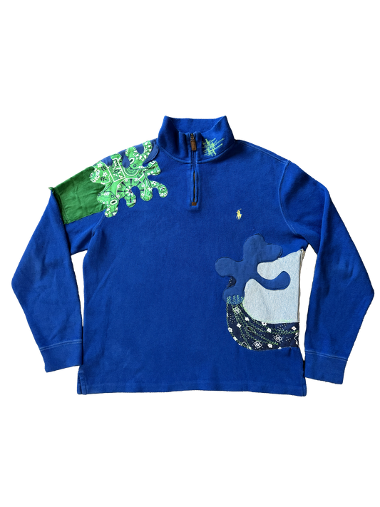 BLUE RL SWEATER